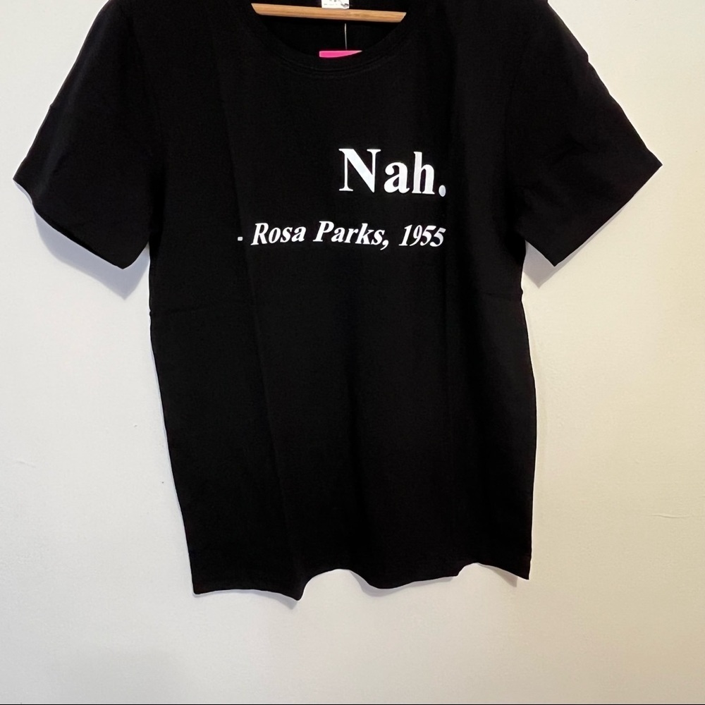 NWT Rosa Parks Nah Short Sleeve T Shirt Womens Size Medium - Picture 7 of 8